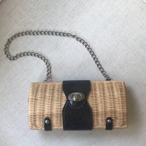 Rattan Straw Wicker Clutch